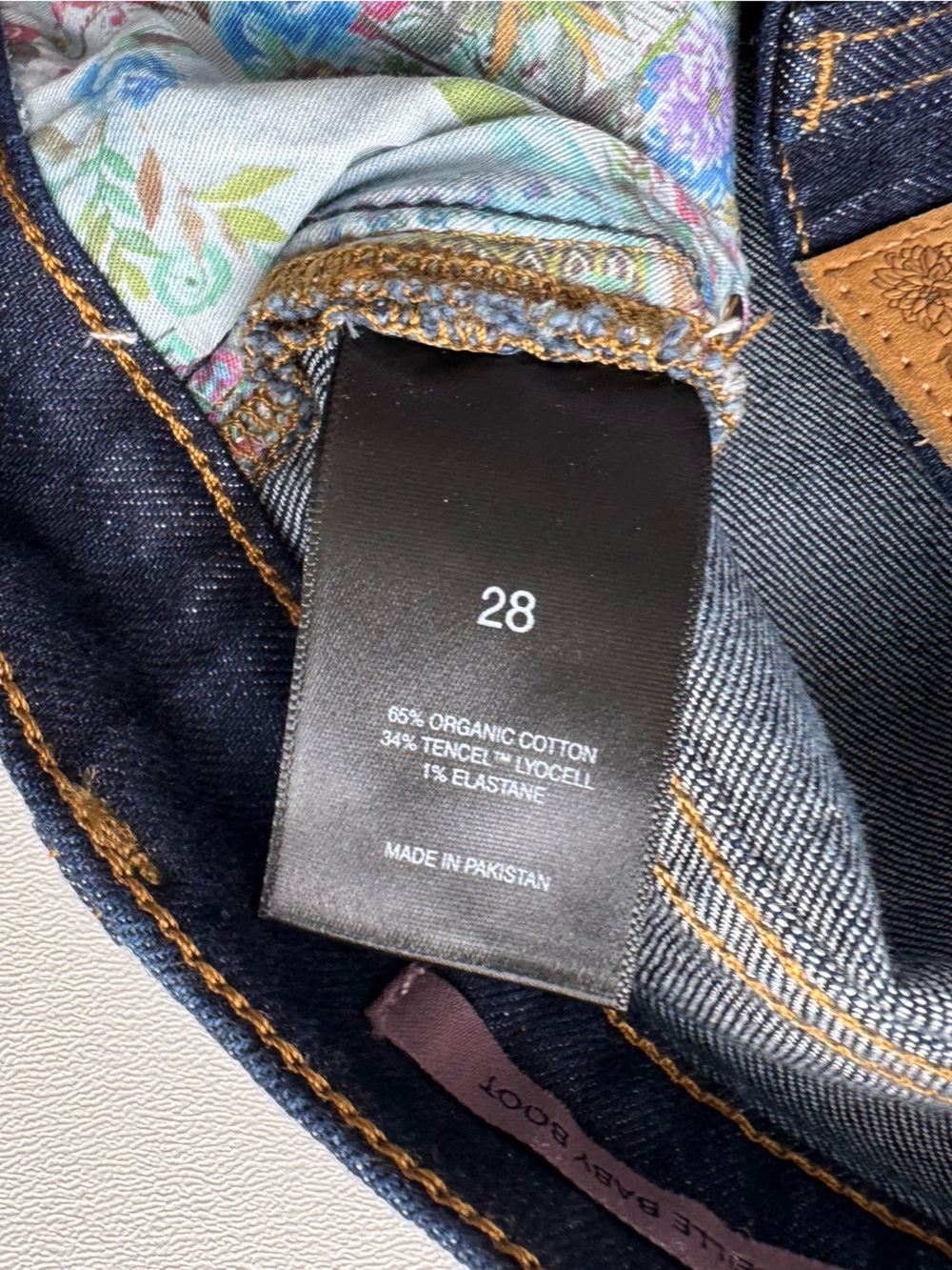 Johnny Was Marseille Baby Boot Jean | 28 NWT - Picture 6 of 10